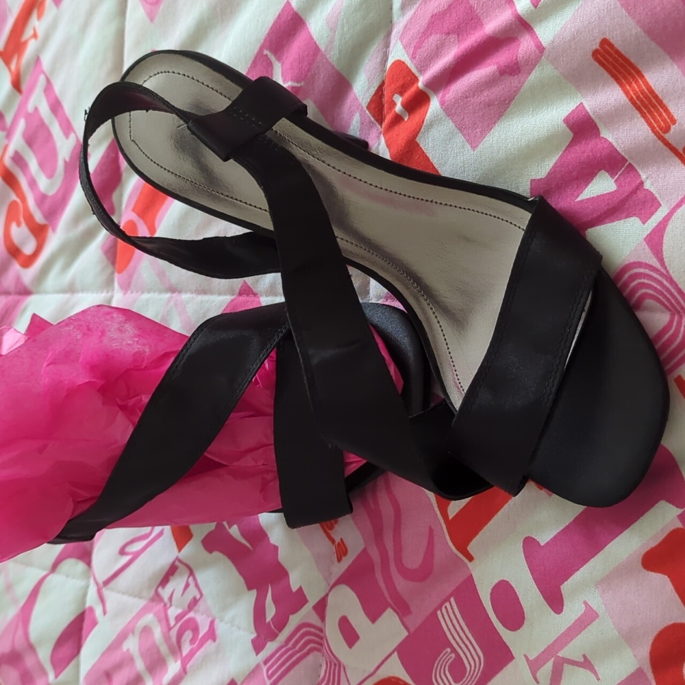 Satin shoes